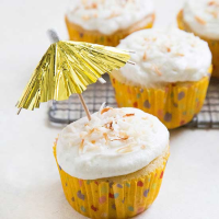 Pineapple Coconut Cupcakes | Better Homes & Gardens image