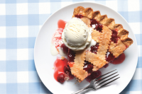 Classic Sour Cherry Pie with Lattice Crust Recipe | Epicurious image