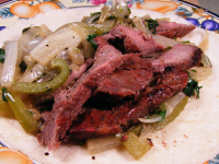 Flank Steak in Fajita Marinade Recipe - Food.com image
