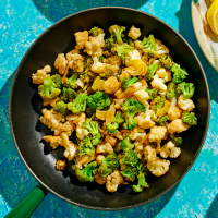 Balsamic Broccoli & Cauliflower Recipe | EatingWell image