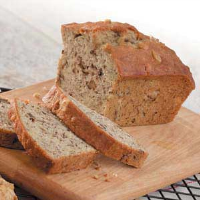 Mini Banana Nut Bread Recipe: How to Make It - Taste of Home: Find Recipes, Appetizers, Desserts, Holiday Recipes & Healthy Cooking Tips image
