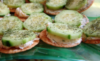Cucumber and Cream Cheese Appetizers Recipe - Food.com image