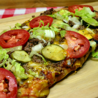 True Cheeseburger Pizza Recipe | Allrecipes image