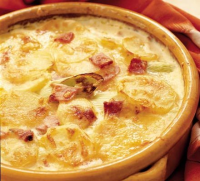 Potato & leek gratin recipe | BBC Good Food image