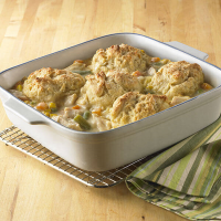 Biscuit-Topped Chicken Pot Pie Recipe | Land O’Lakes image