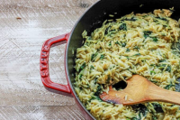 Parmesan Spinach Orzo - quick and easy side dish - Eating ... image