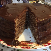 Fourteen Layer Chocolate Cake Recipe | Allrecipes image