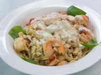 Shrimp, Crab and Lobster Linguine with White Sauce Recipe ... image