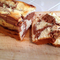 Marble Swirl Pound Cake Recipe | Allrecipes image
