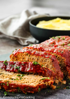 Easy Eggless Meatloaf - Mommy's Home Cooking - Easy ... image