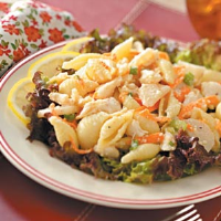 Crab Meat Pasta Salad Recipe: How to Make It image
