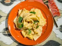 Fresh Pasta with Parmesan Butter Sauce Recipe | Food Network image