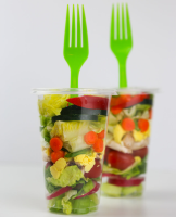 Salad in a Cup a great portable lunch | Aloha Dreams image