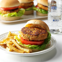 Tuna Burgers Recipe: How to Make It - Taste of Home image