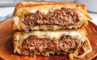 Classic Patty Melt Sandwich - Lean Ground Beef, Organic ... image