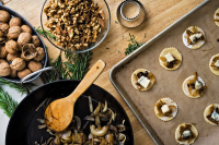 Little Onion Tarts With Gorgonzola and Walnuts Recipe ... image
