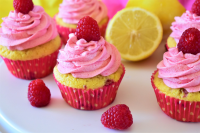 RASPBERRY CUPCAKES WITH LEMON FROSTING RECIPES