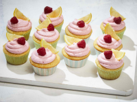 Lemon Cupcakes with Raspberry Buttercream Recipe ... image