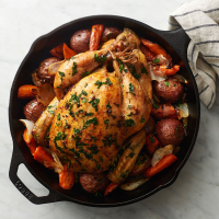 Herb Butter Roasted Chicken Recipe - Land O'Lakes image