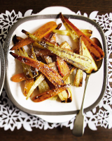 Christmas roast parsnips and carrots recipe | delicious ... image