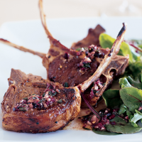 Grilled Lamb Chops with Provençal Dressing Recipe ... image