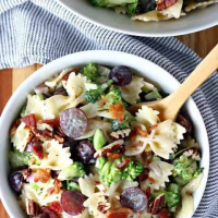 Broccoli Bowtie Pasta Salad — Let's Dish Recipes image