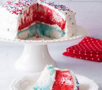 How to Make a Festive Patriotic Poke Cake | Foodtalk image