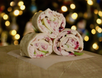 Cranberry-Turkey Pinwheels Recipe | Allrecipes image
