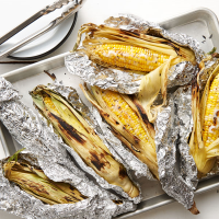 GRILLED CORN IN HUSK ON GAS GRILL RECIPES