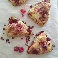 Raspberry-Rose Scones Recipe | Allrecipes image