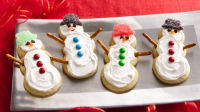 Sugar Cookie Snowmen Recipe - BettyCrocker.com image