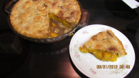 Easy Peach Pie | Just A Pinch Recipes image