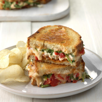 Sun-Dried Tomato Grilled Cheese Sandwich Recipe: How to ... image