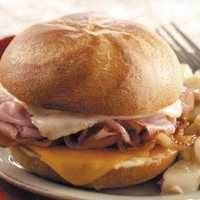 Hot Ham 'n' Cheese Sandwiches Recipe: How to Make It image
