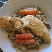 Chicken and Wild Rice Slow Cooker Dinner Recipe | Allrecipes image