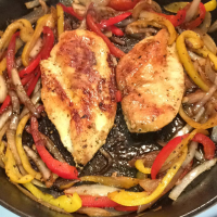 Chicken and Peppers with Balsamic Vinegar Recipe | Allrecipes image