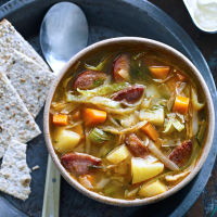 Kielbasa & Cabbage Soup Recipe - EatingWell image
