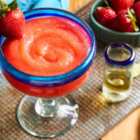 Frozen Strawberry Margaritas Recipe | EatingWell image