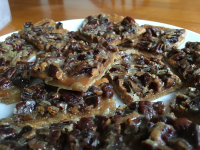 Mary's Salted Caramel-Pecan Bars Recipe | Allrecipes image