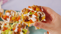Best Taco Cups Recipe - How to Make Taco Cups - Delish image