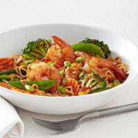 Asian Stir-Fry with Shrimp Recipe | EatingWell image