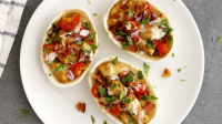 Oven-Baked Bacon-Chicken-Chipotle Ranch Mini Taco Bowls ... image