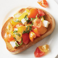 Mozzarella, Tomato and Basil on Italian Bread | Hy-Vee image