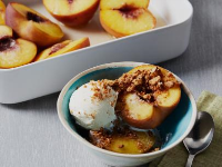 Baked Peaches with Graham Cracker Crumble Recipe | Food ... image
