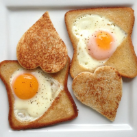 Egg In a Heart Toast - Jamie Geller image