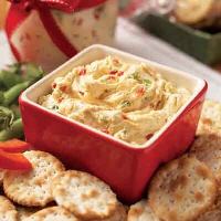 Blue Cheese & Roasted Red Pepper Spread Recipe | Land O’Lakes image