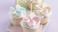 FLOWER CUPCAKES WITH MARSHMALLOWS RECIPES