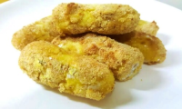 Easy Air Fryer Fried Banana Fritters image