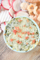 Keto Cheesy Spinach Bacon Dip! BEST Low Carb Dip Idea ... image