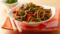 Spicy Szechuan Noodles Recipe - BettyCrocker.com image